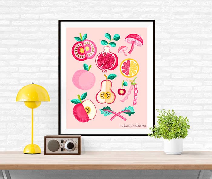 Pink Food poster
