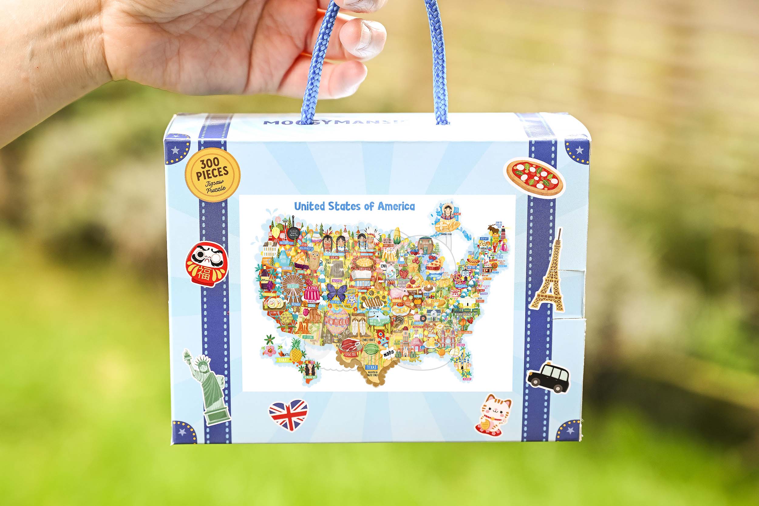 USA map puzzle