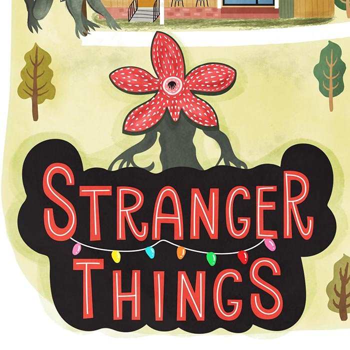 Stranger Things Map Poster - Image 5