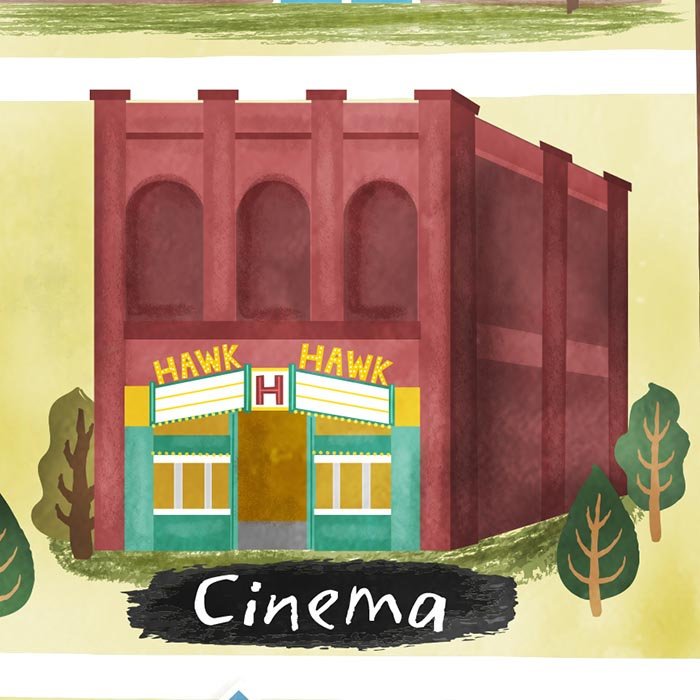 Stranger Things Map Poster - Image 4