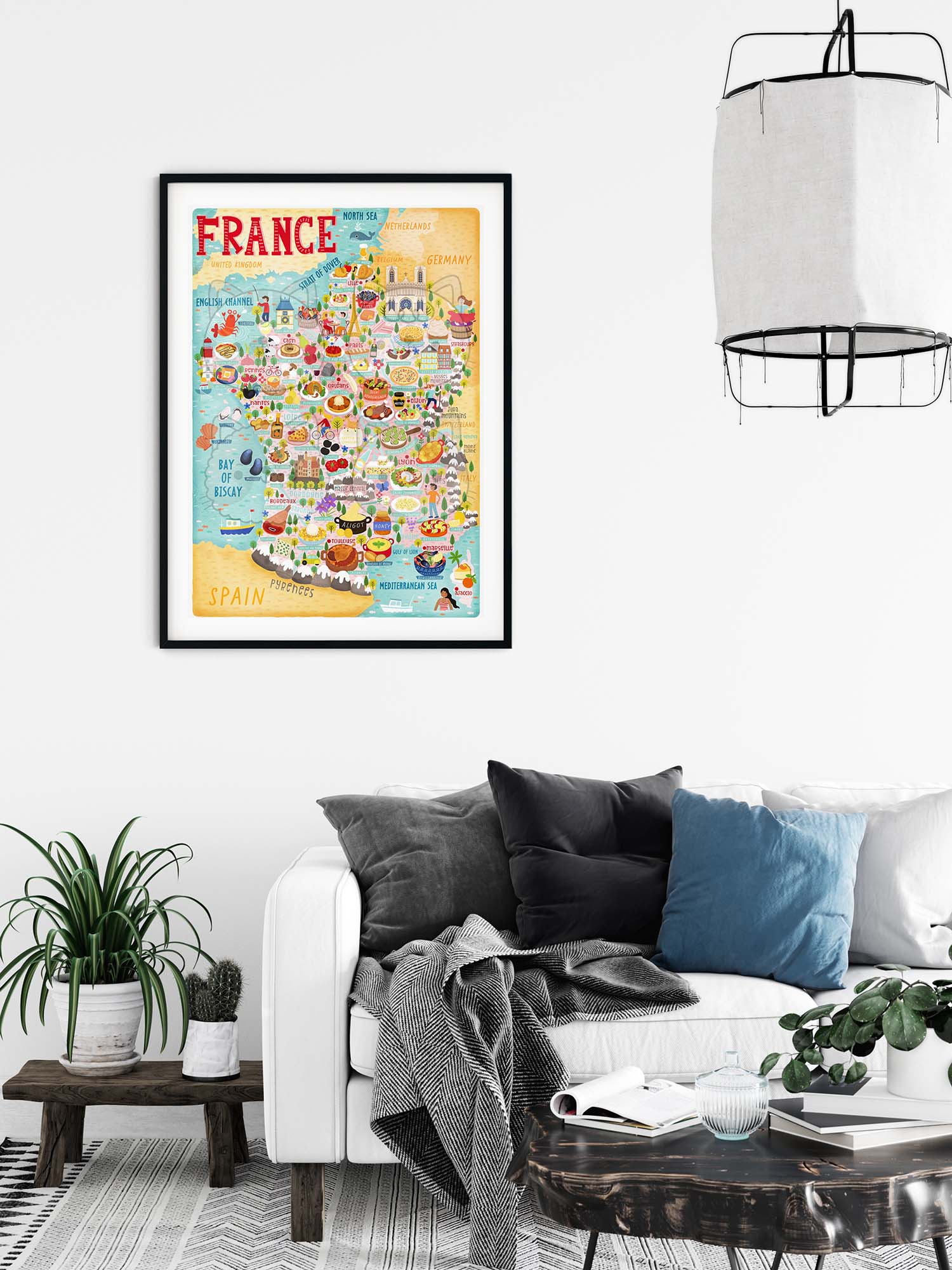 France map poster