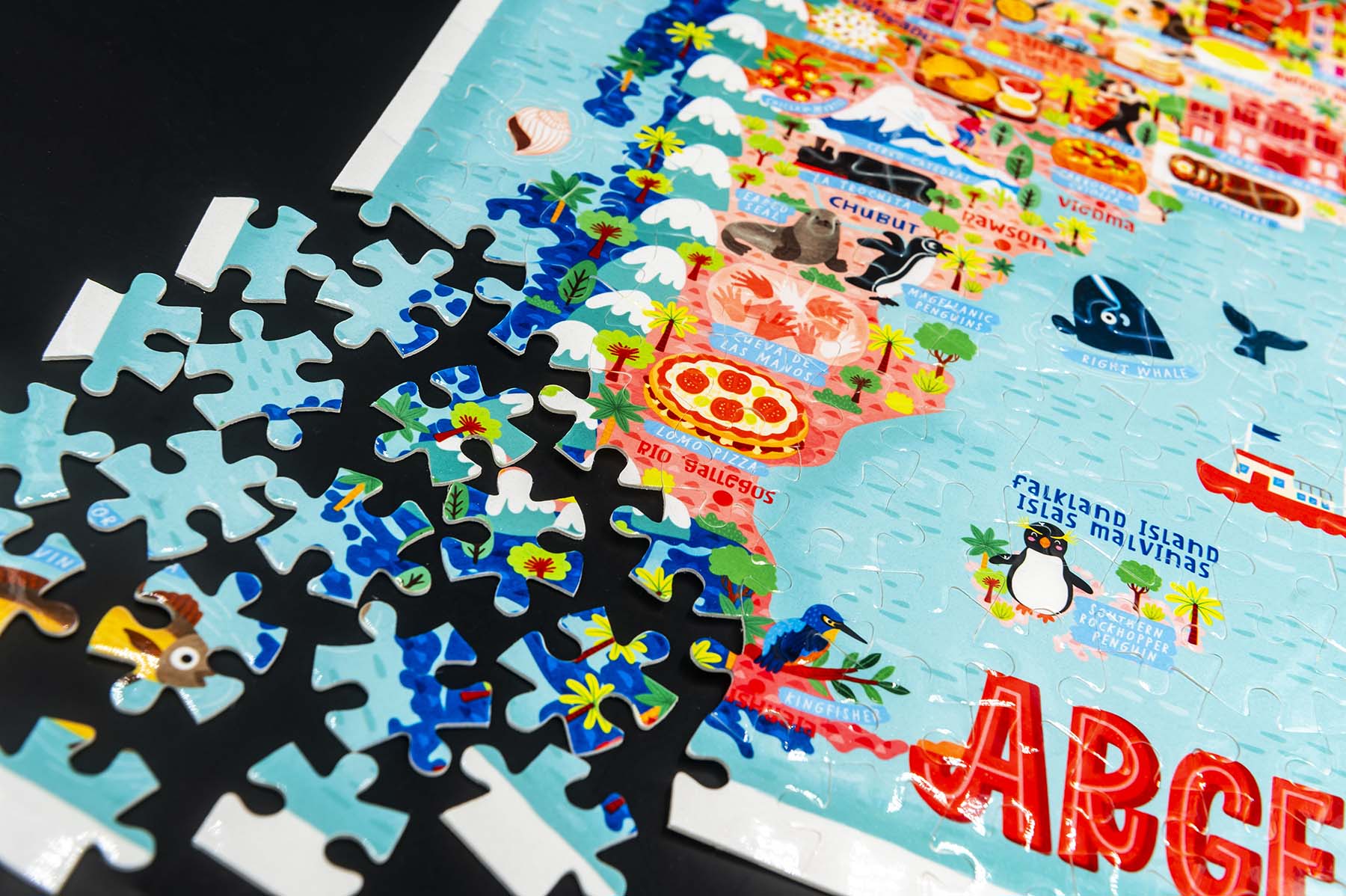 Argentina map puzzle