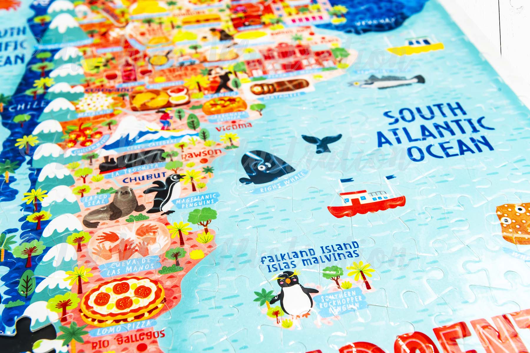 Argentina map puzzle