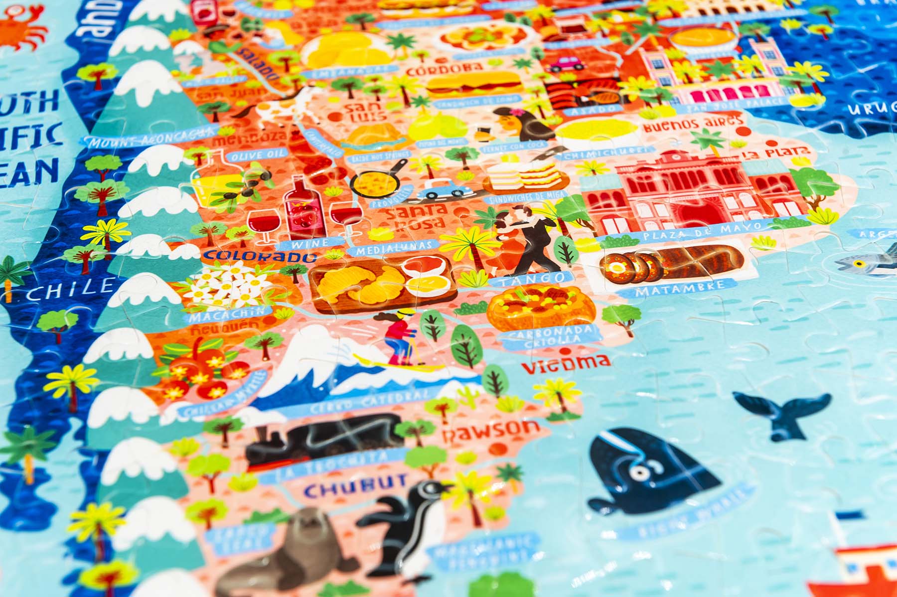 Argentina map puzzle