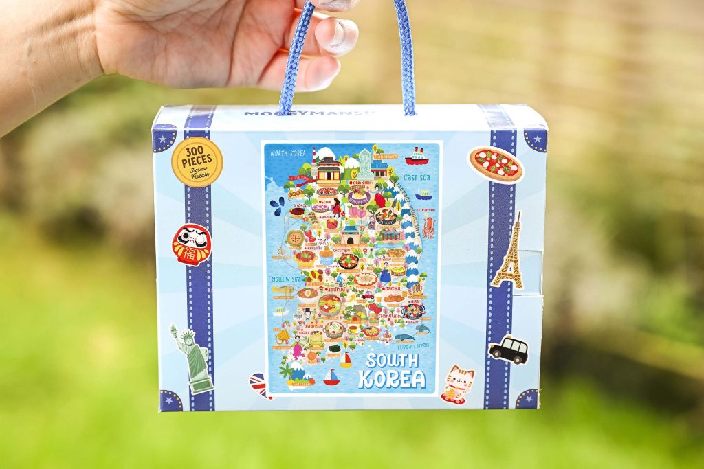 south korea map puzzle