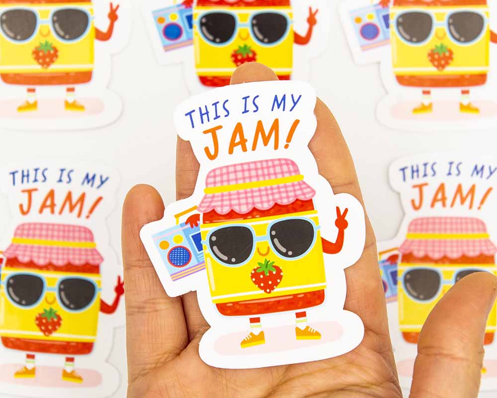 This Is My Jam Pun Sticker