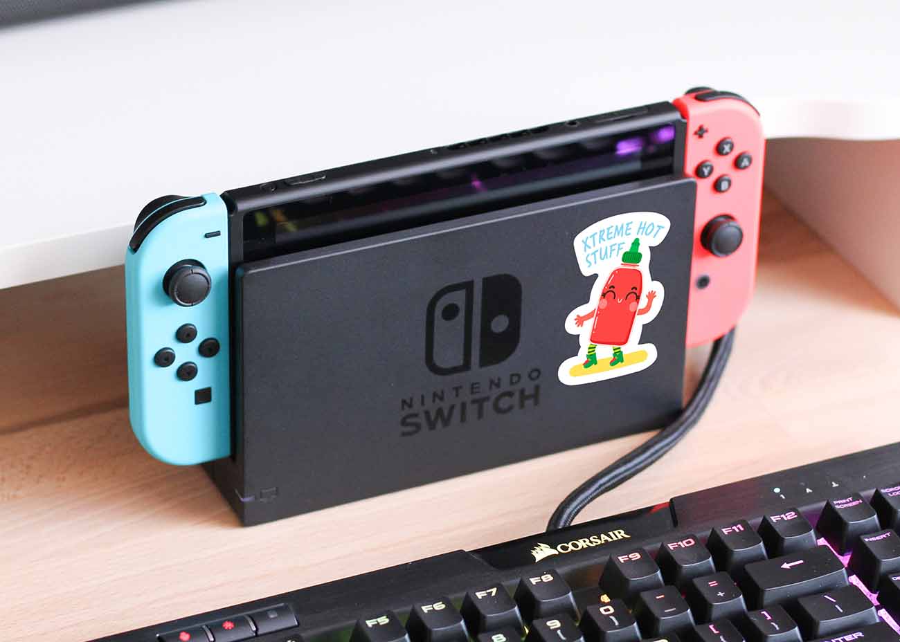 Xtreme Hot Stuff Food Pun Sticker