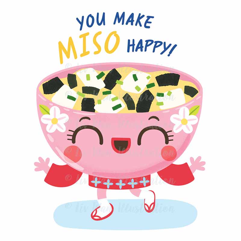 You Make Miso So Happy Food Pun Sticker