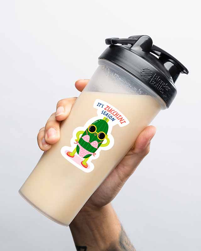 Zucchini Food Pun Sticker