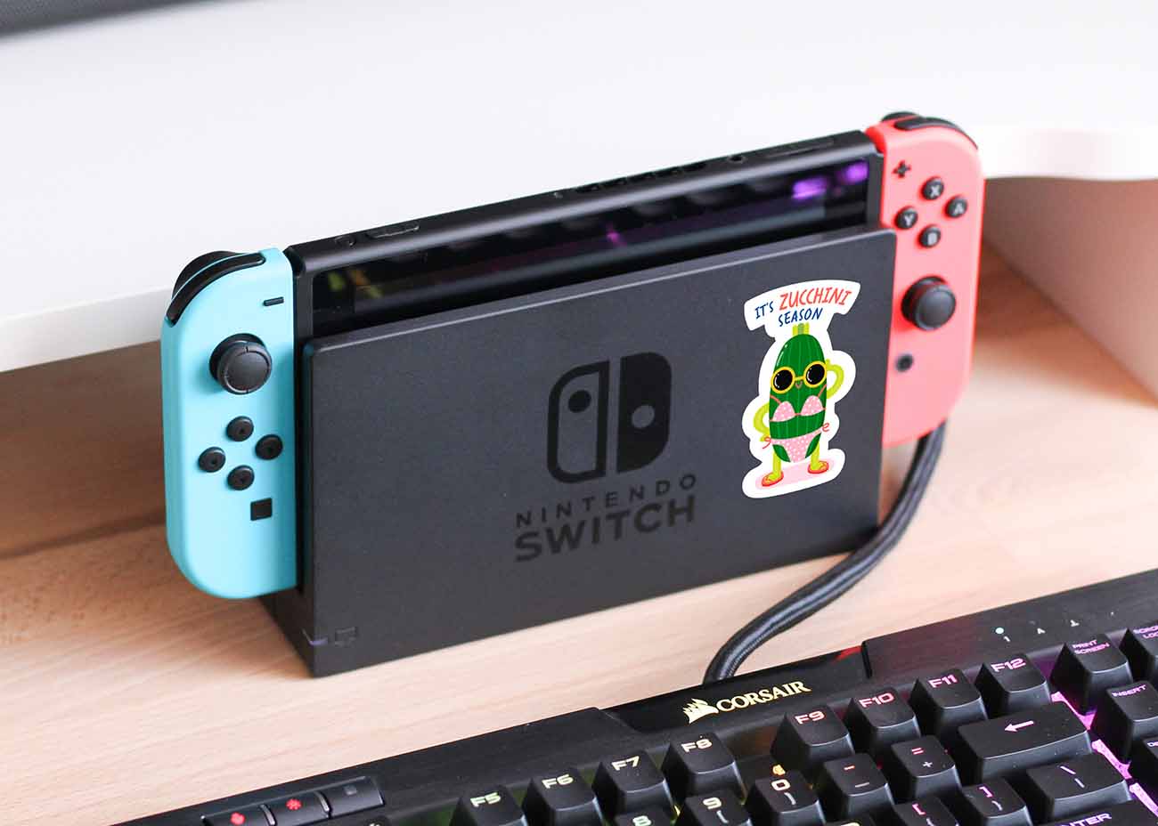 Zucchini Food Pun Sticker