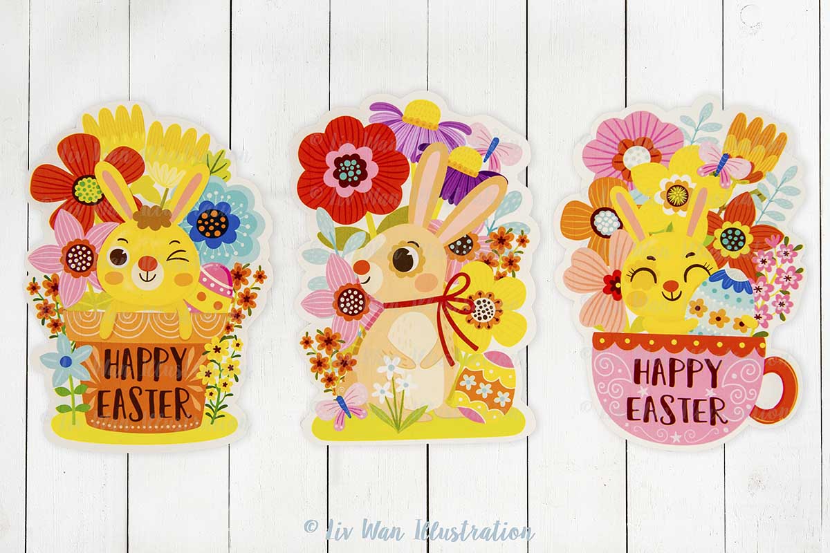Easter Bunny Postcard Collection