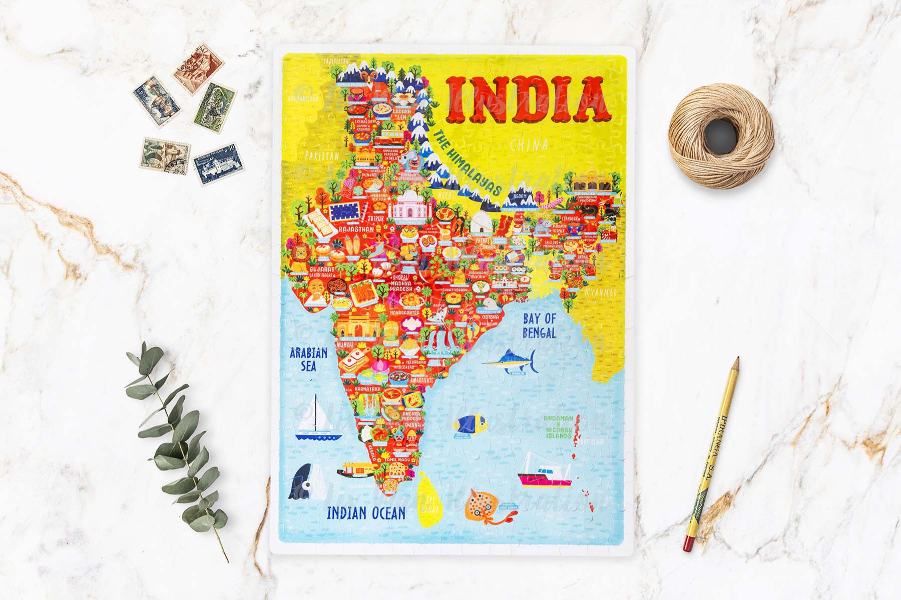 India map jigsaw puzzle