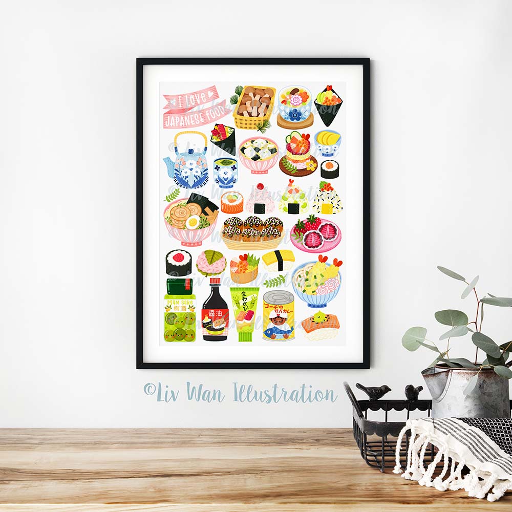 Japanese Food Poster