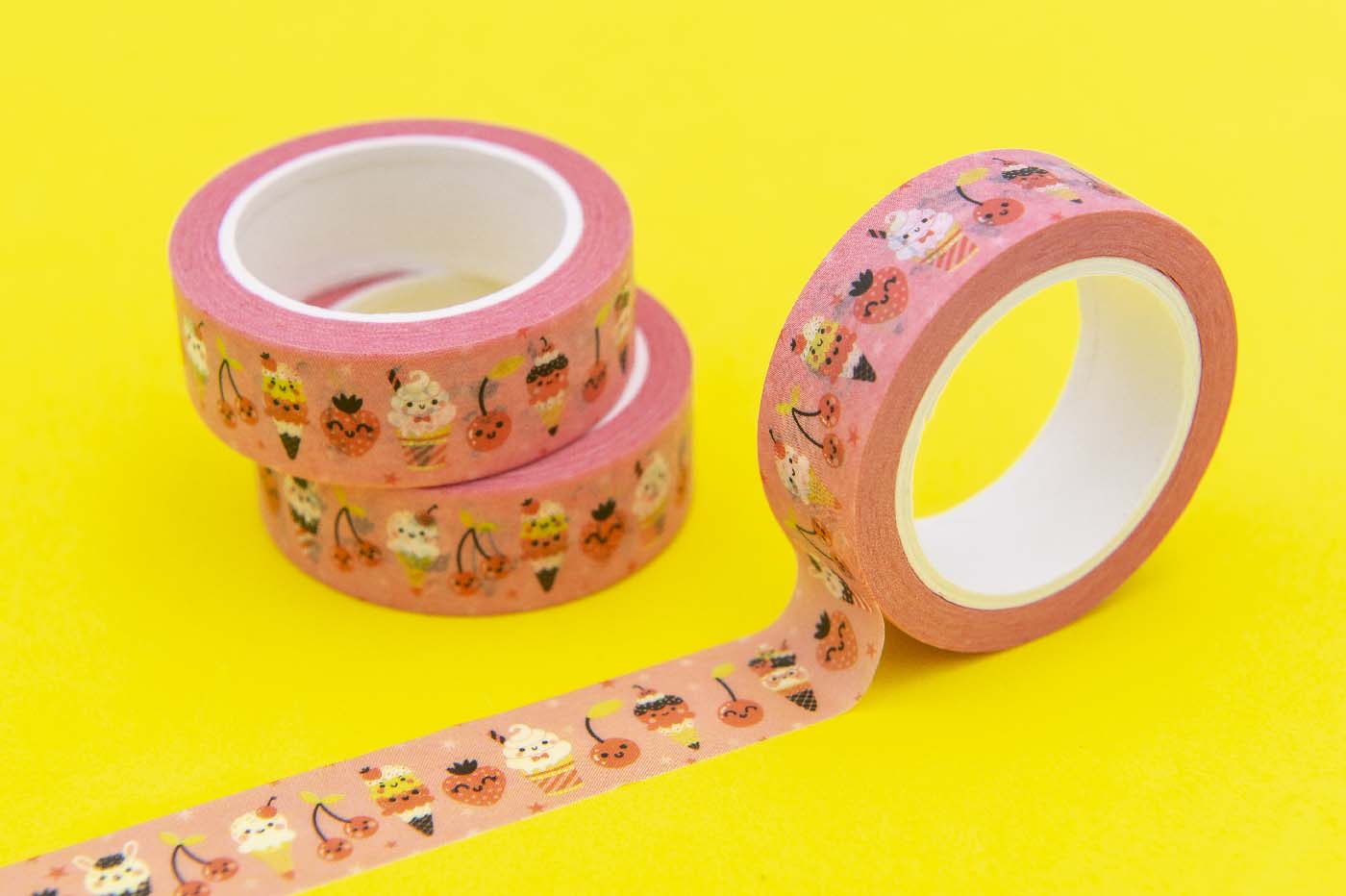 Pink Ice Cream Washi Tape