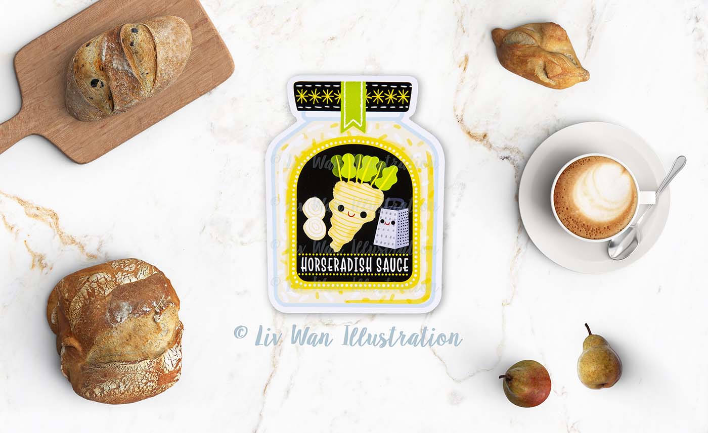 Horseradish Postcard