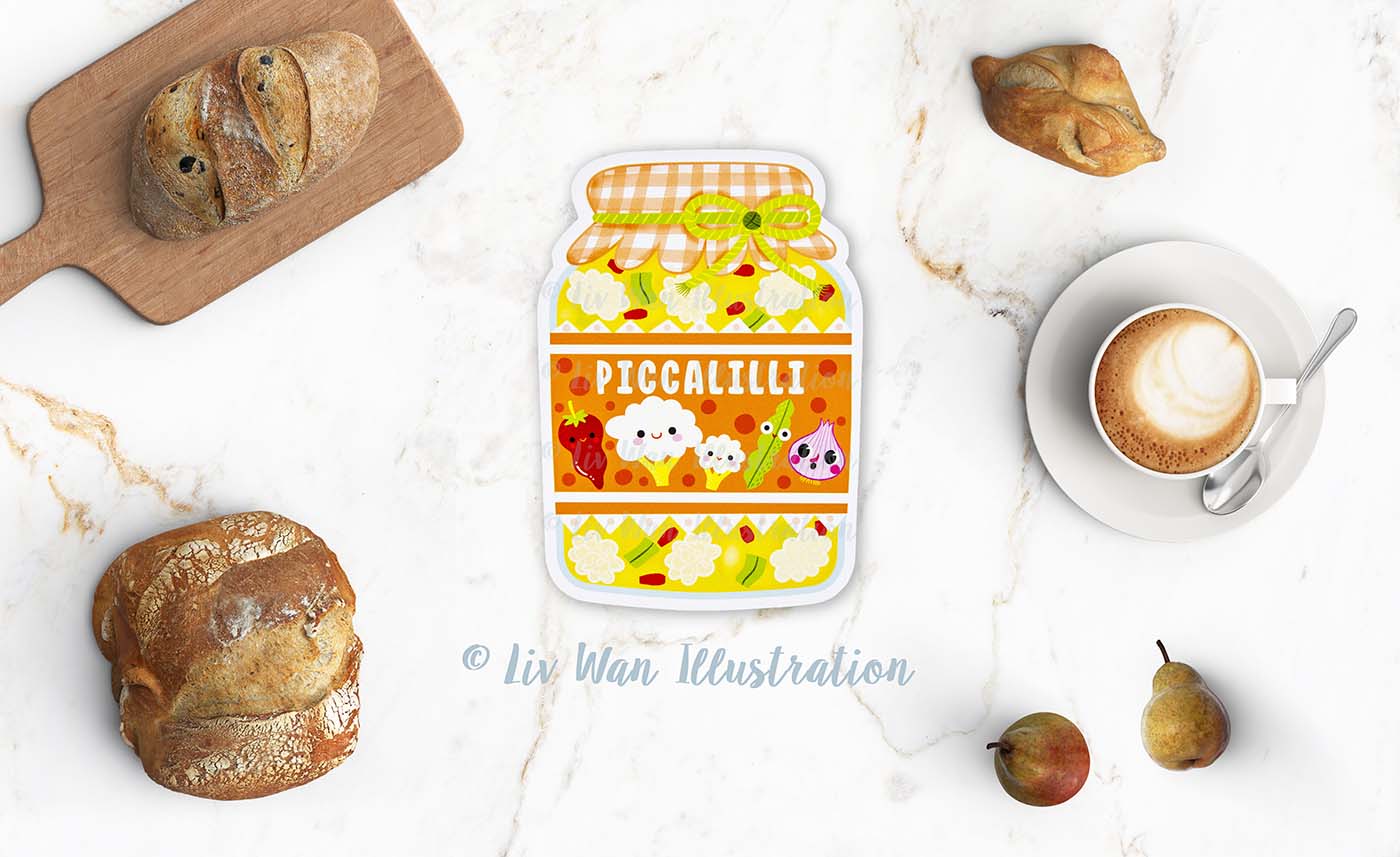 Piccalilli Postcard