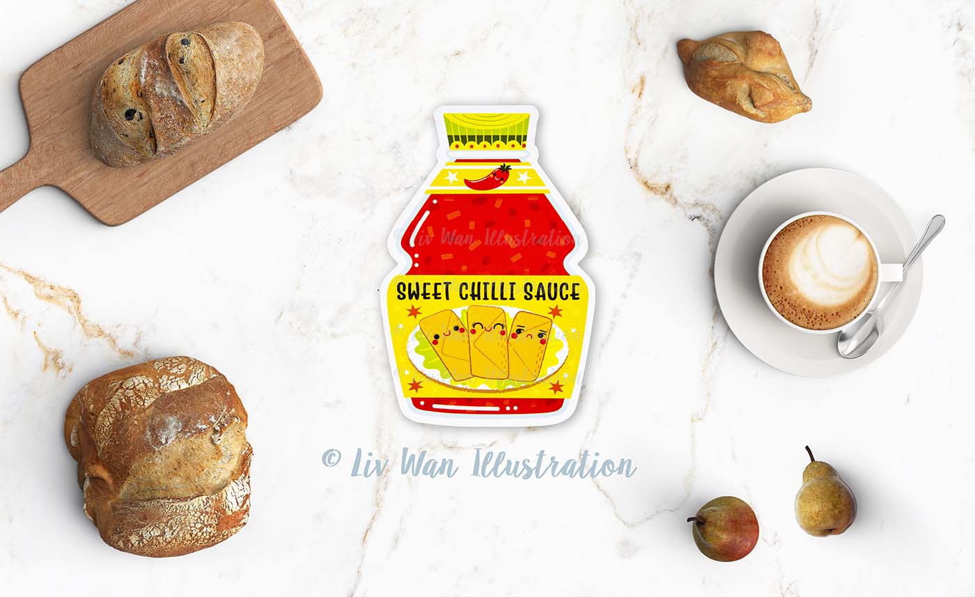 Sweet Chilli Sauce Postcard