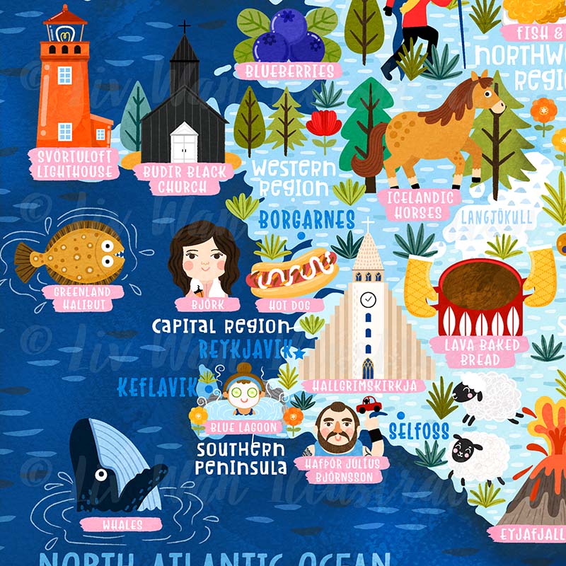 iceland map
