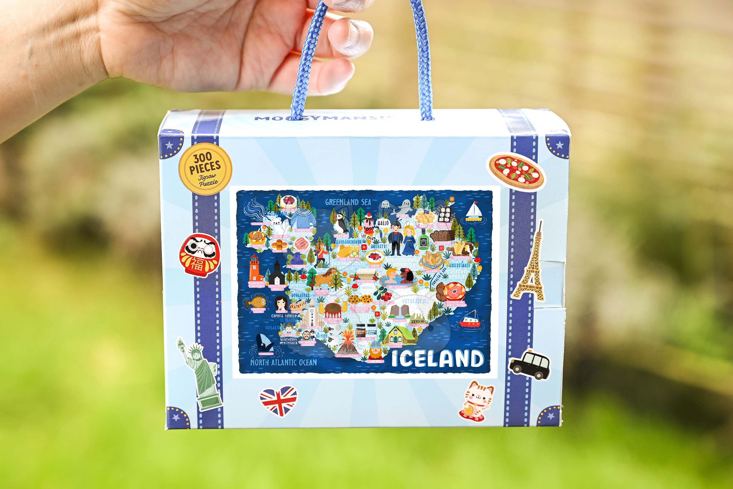 Iceland map puzzle