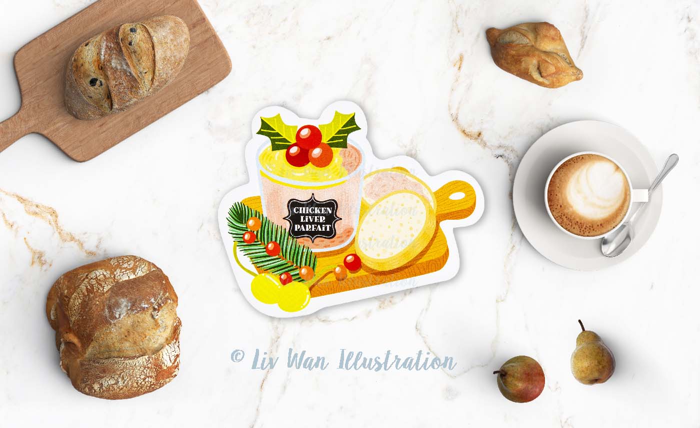 Chicken Liver Parfait Postcard