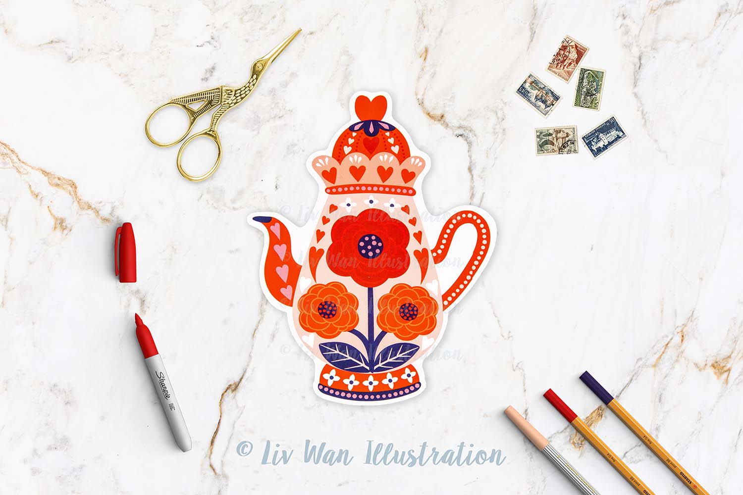 Valentines Day Postcard