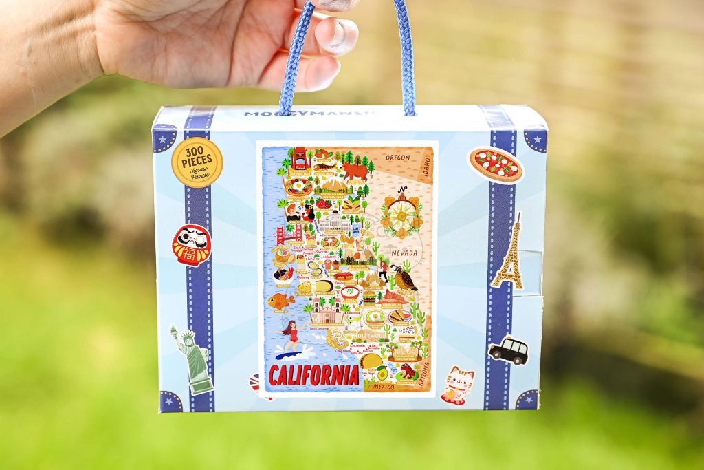 California map puzzle