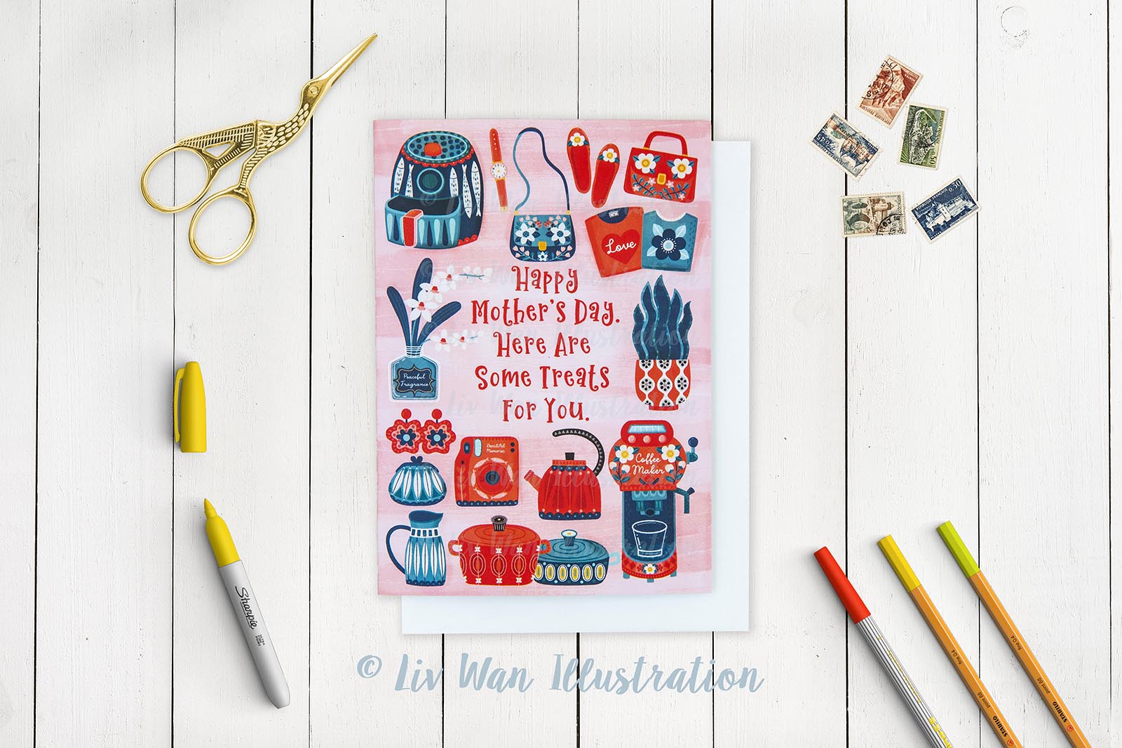 Mother's Day Treats Greeting Card