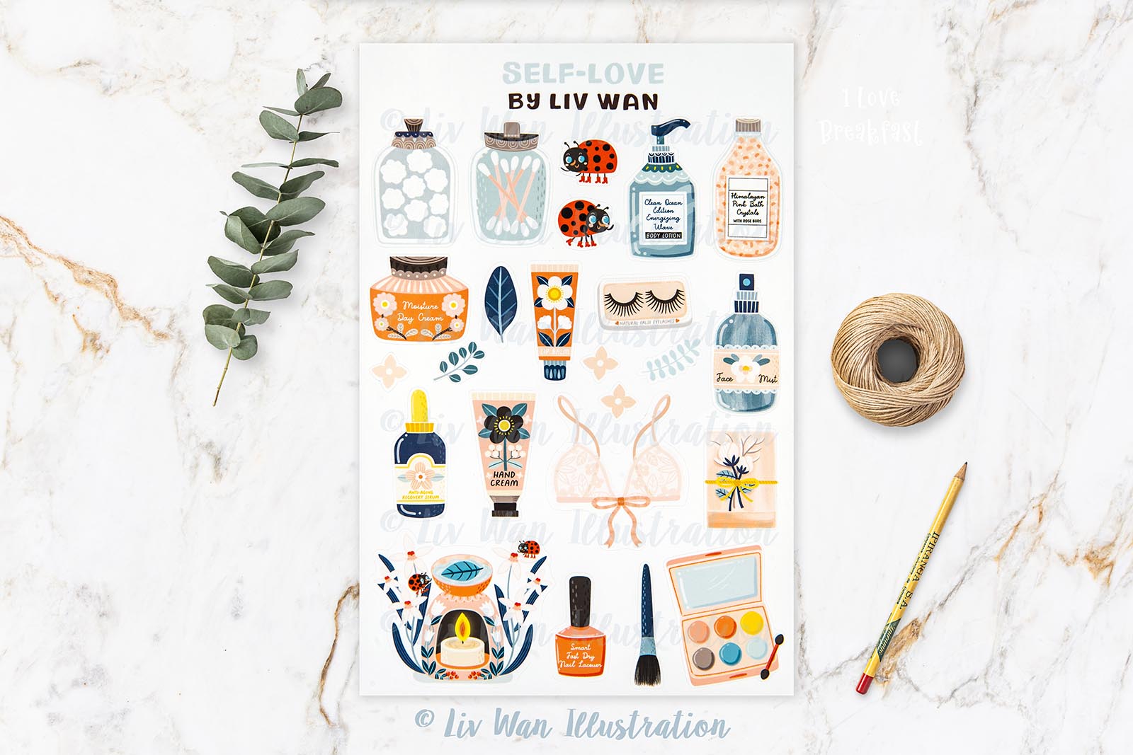 Self Love Sticker Sheet