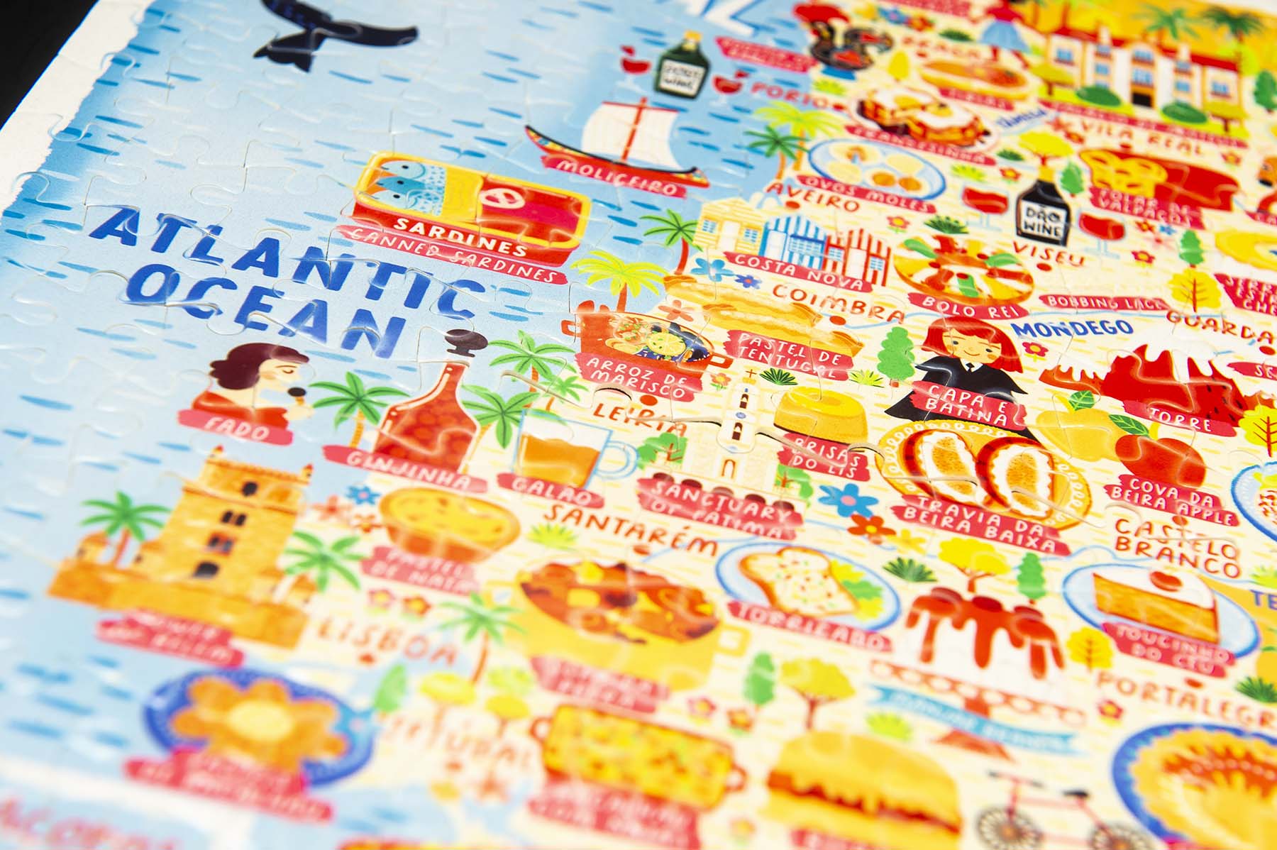 Portugal Map Jigsaw Puzzle
