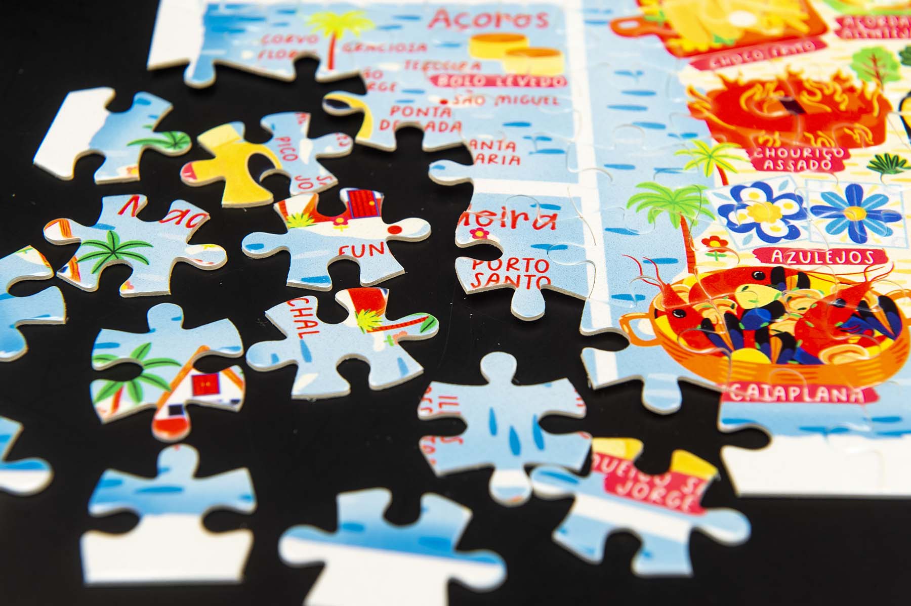 Portugal Map Jigsaw Puzzle