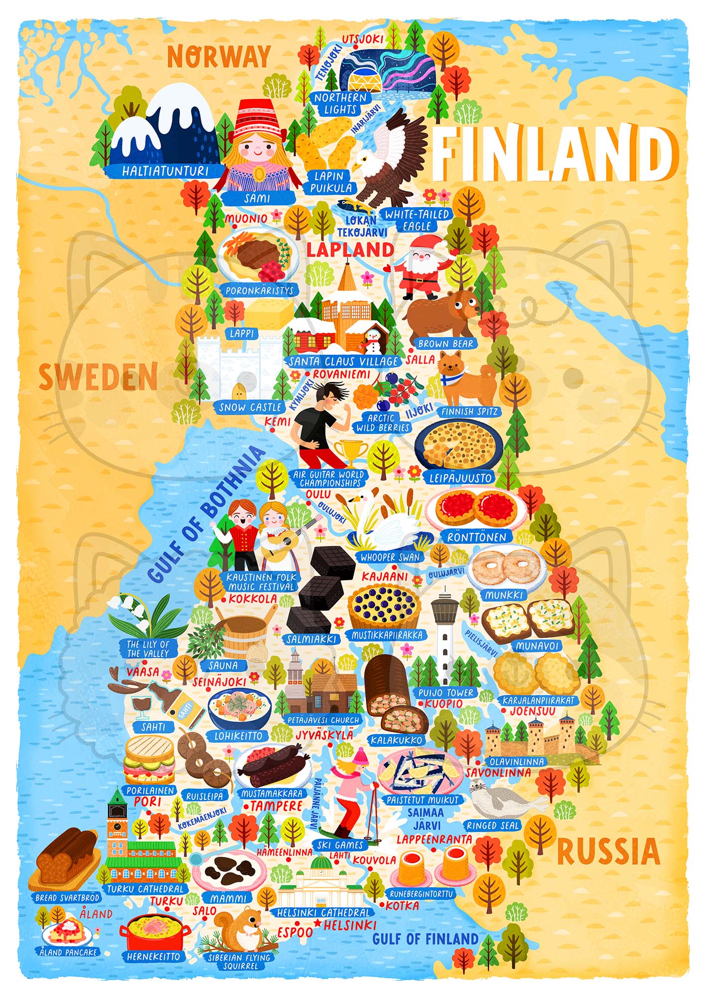 Finland map puzzle