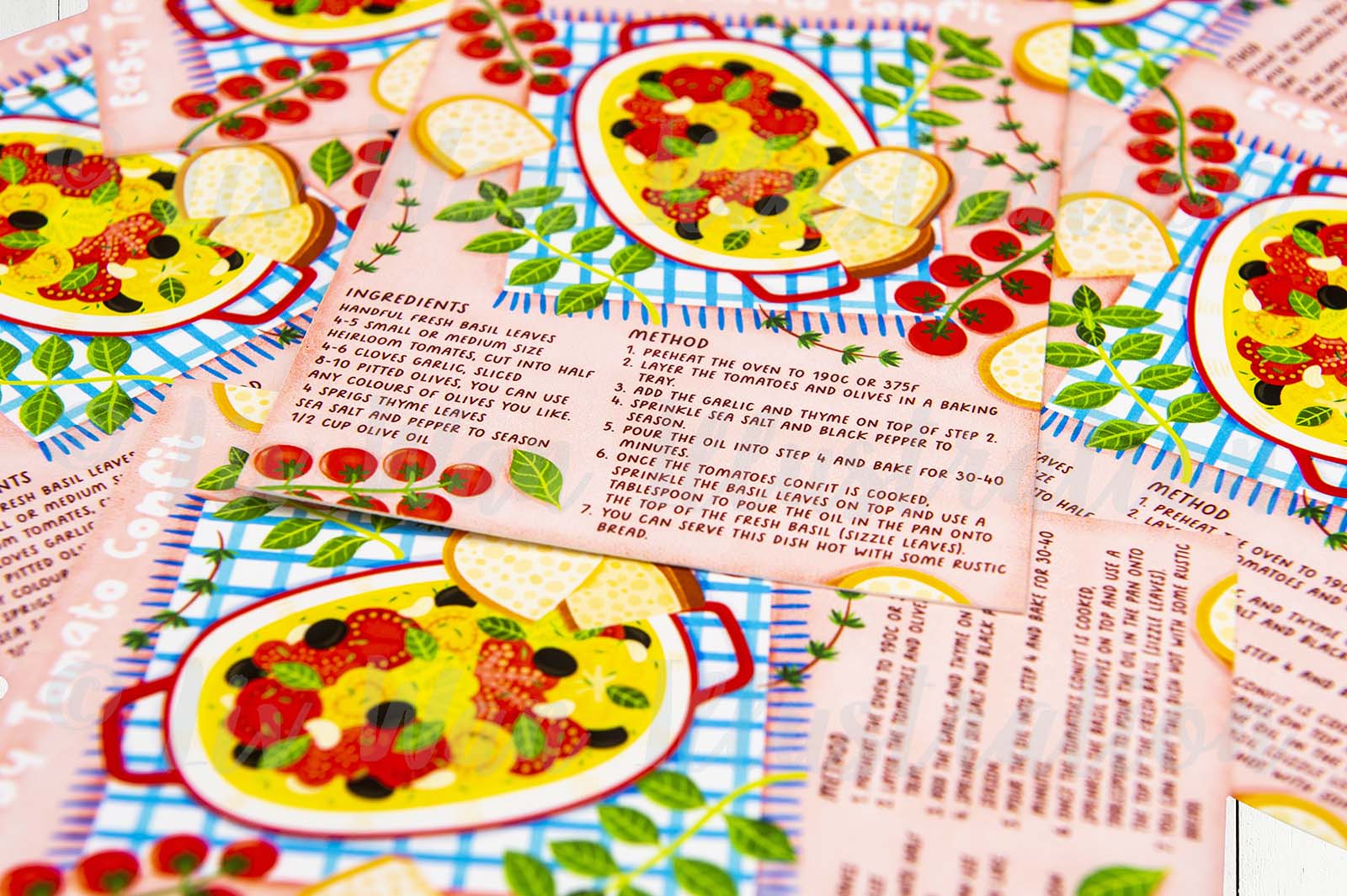 Easy Tomato Confit Recipe Postcard