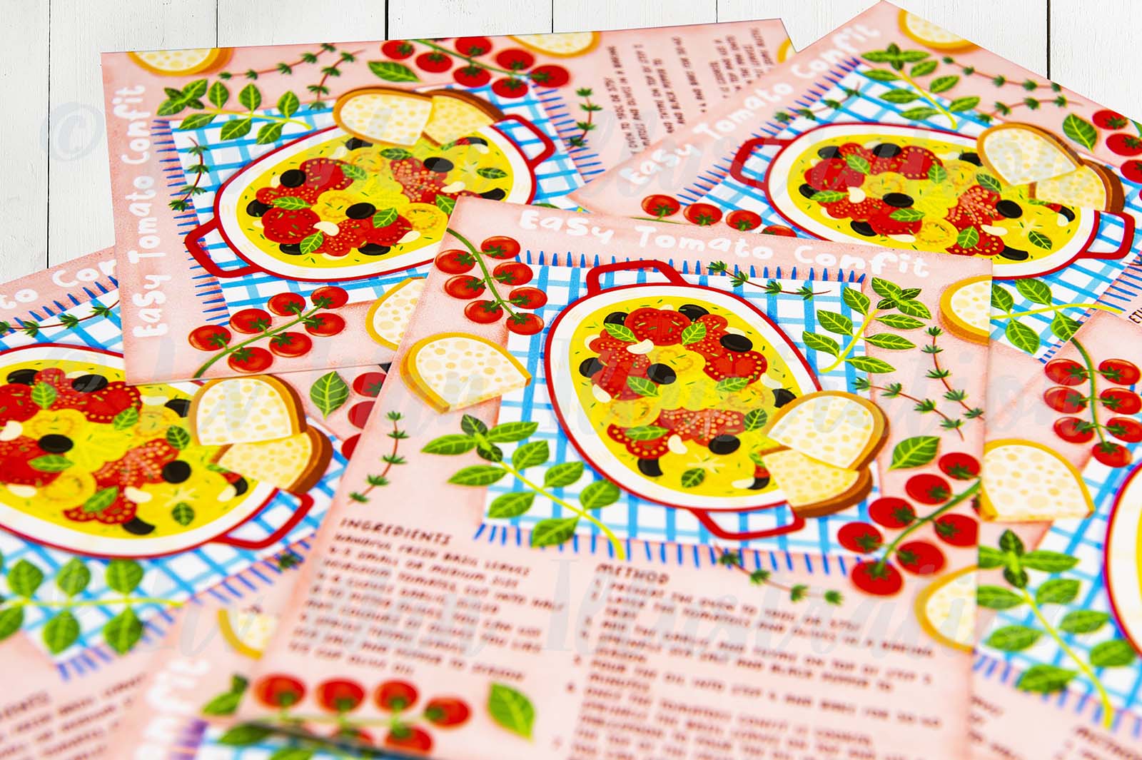 Easy Tomato Confit Recipe Postcard