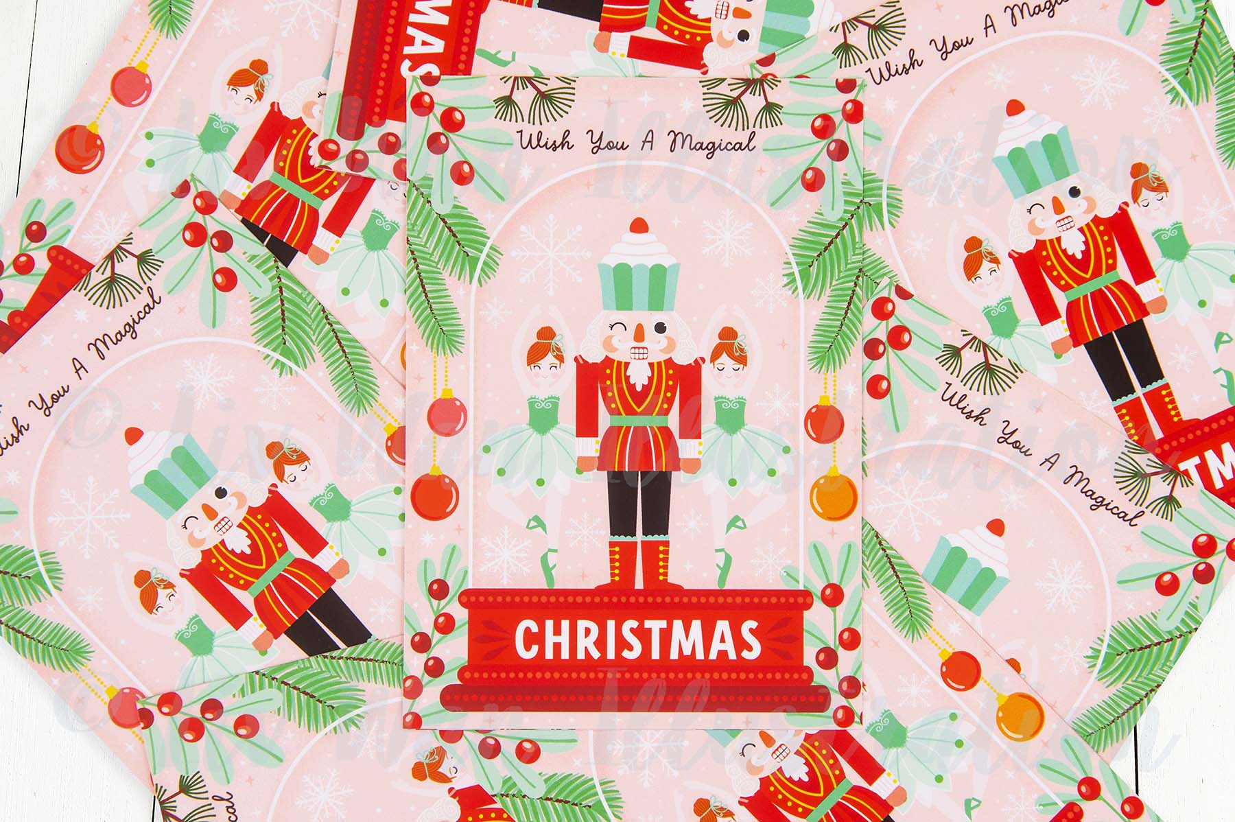 Nutcracker Christmas Card