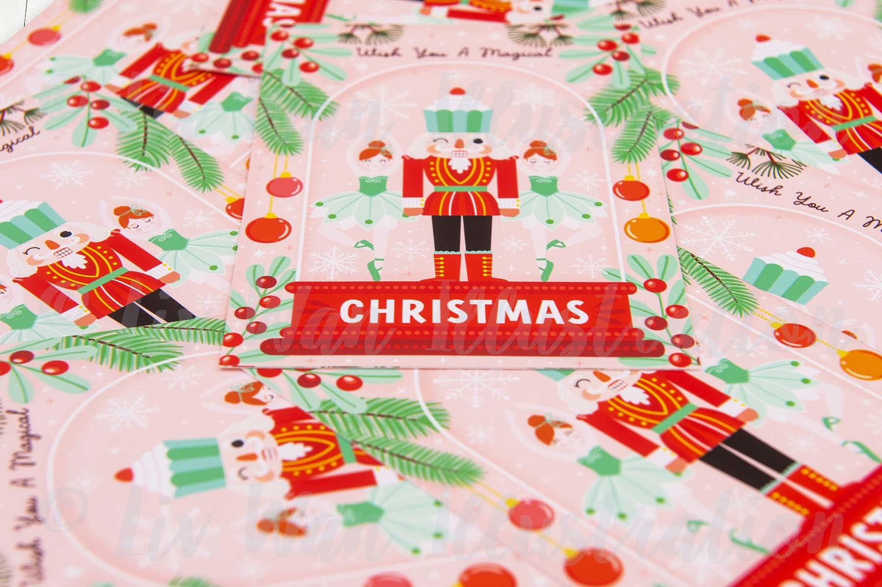 Nutcracker Christmas Card