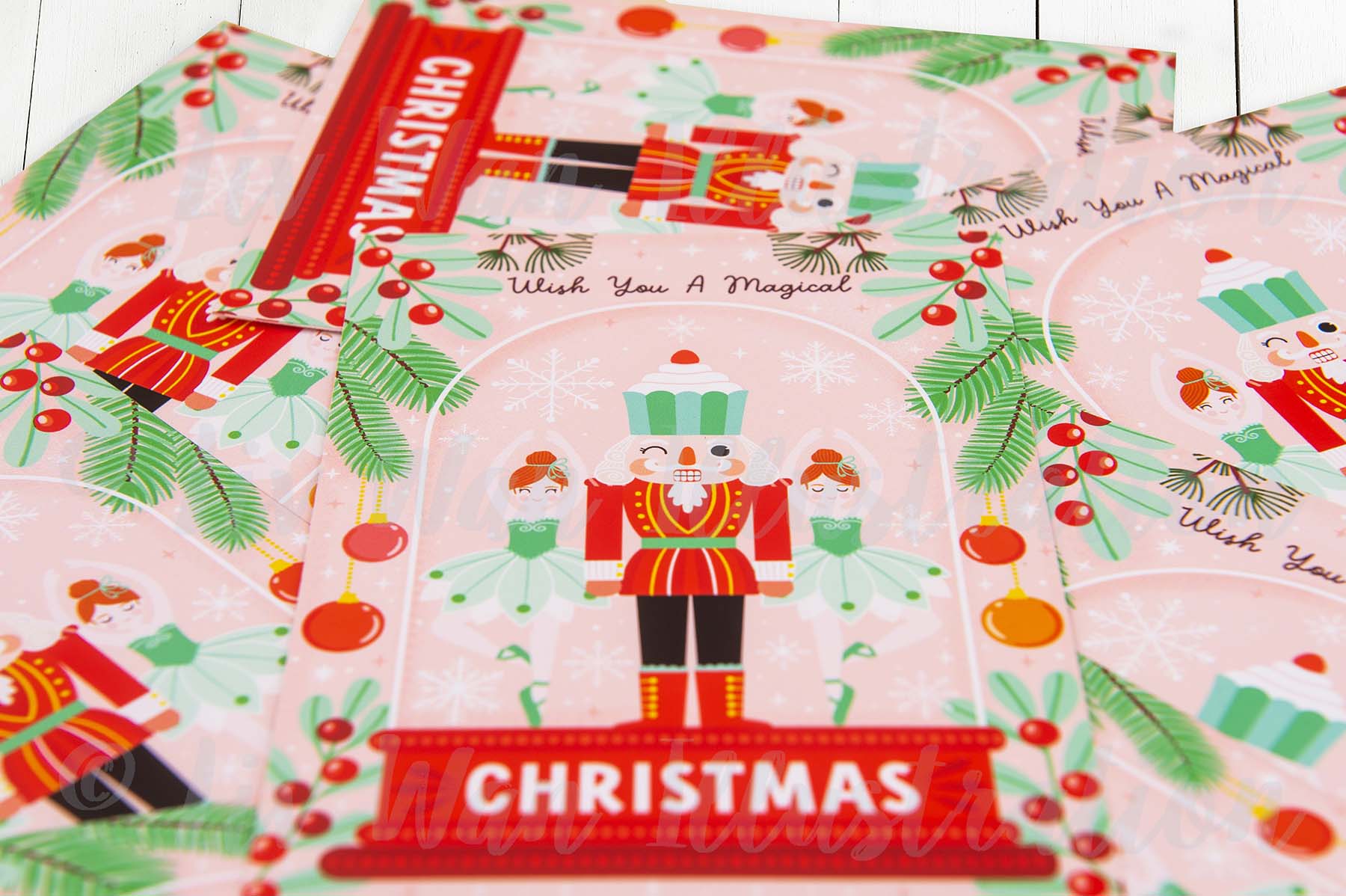 Nutcracker Christmas Card