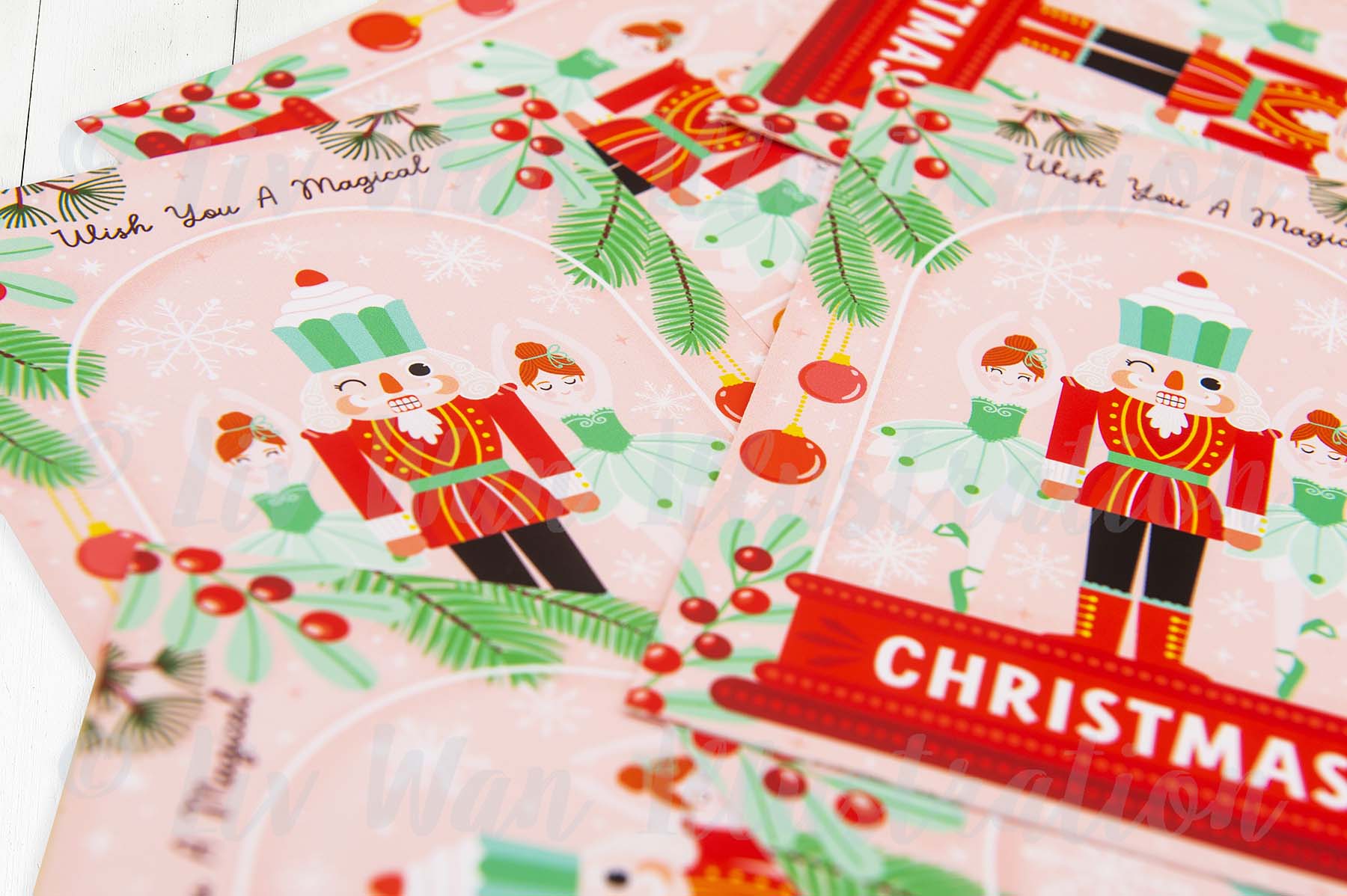 Nutcracker Christmas Card