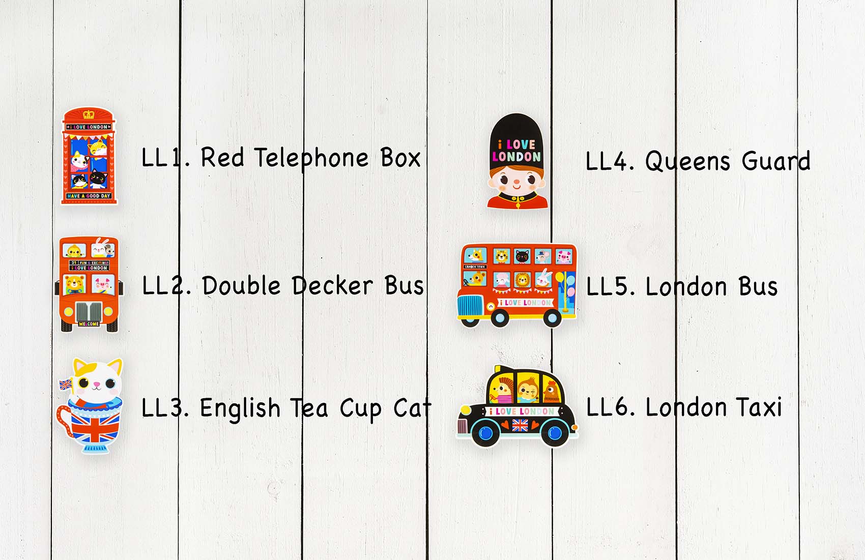 I Love London Sticker Collection
