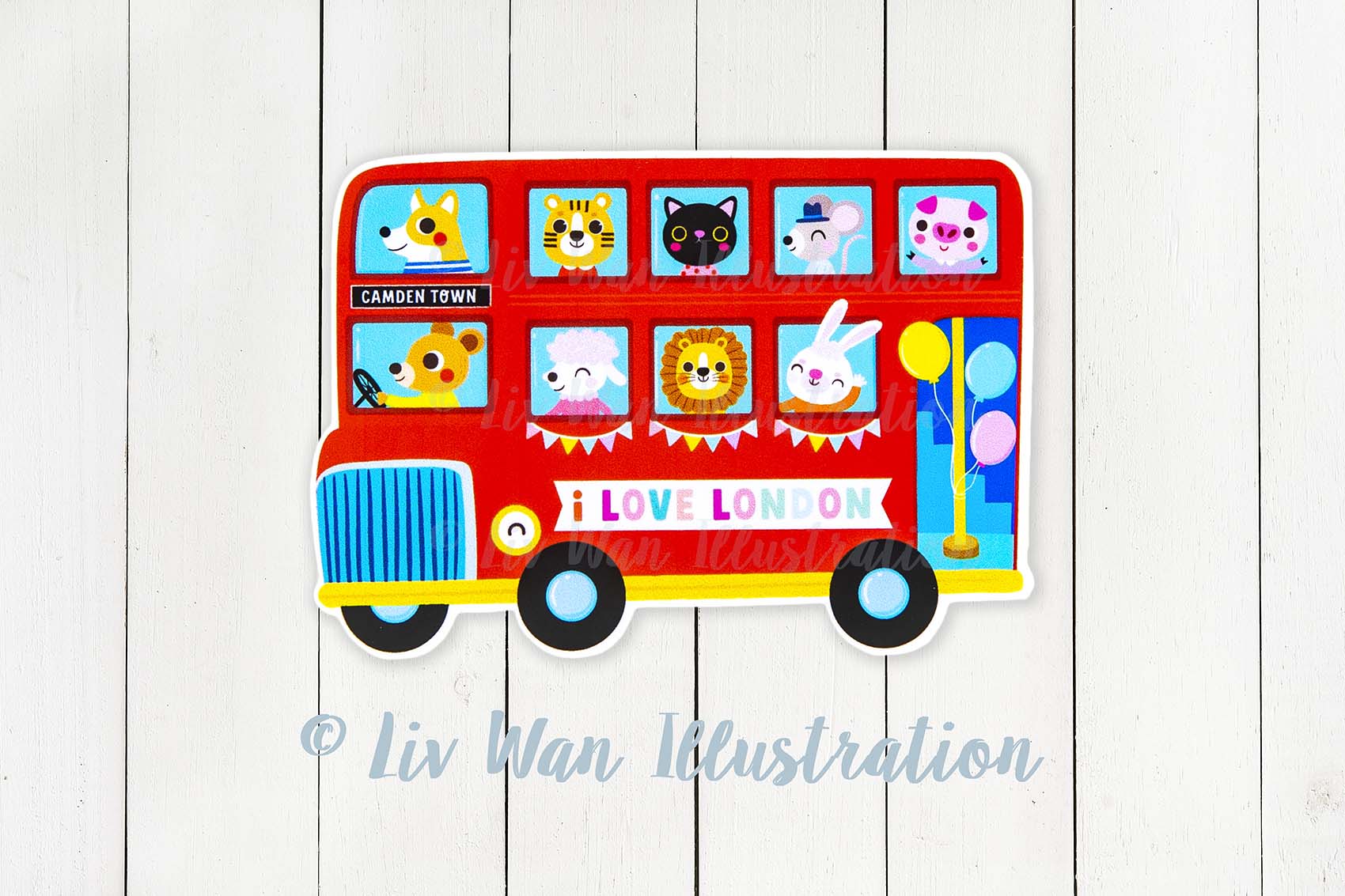 London Bus Sticker