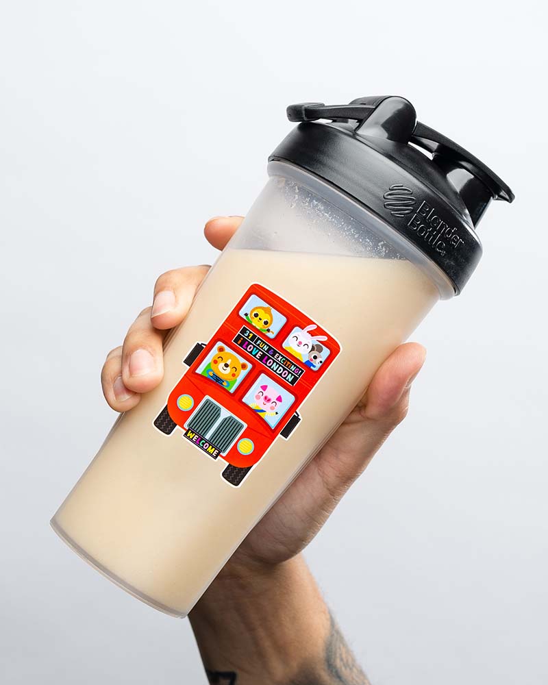 London Double Decker Bus Sticker