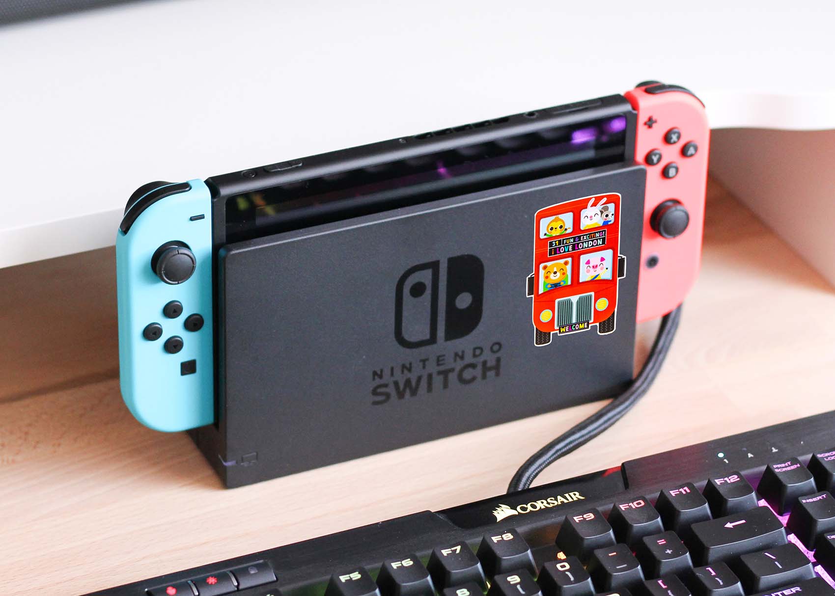 London Double Decker Bus Sticker