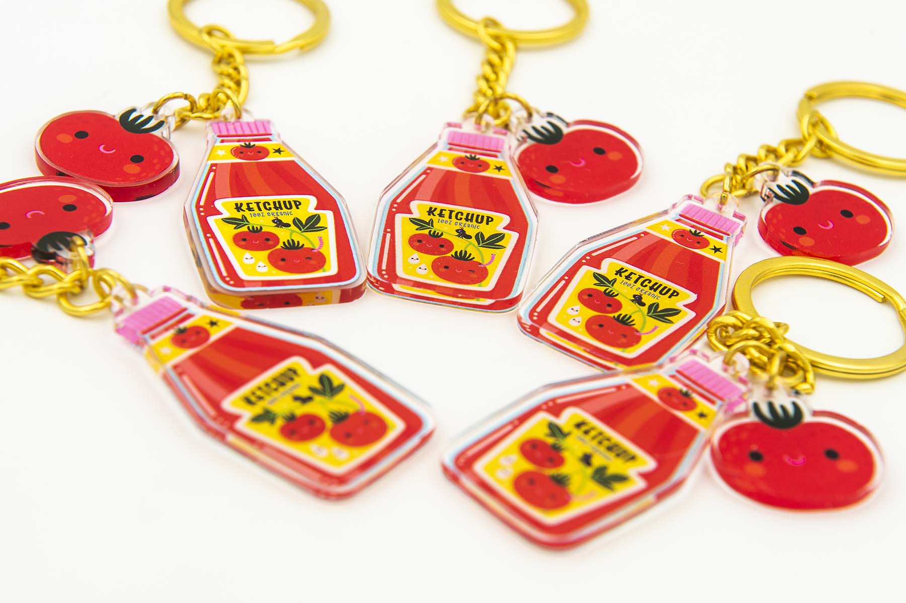 Ketchup Keychain