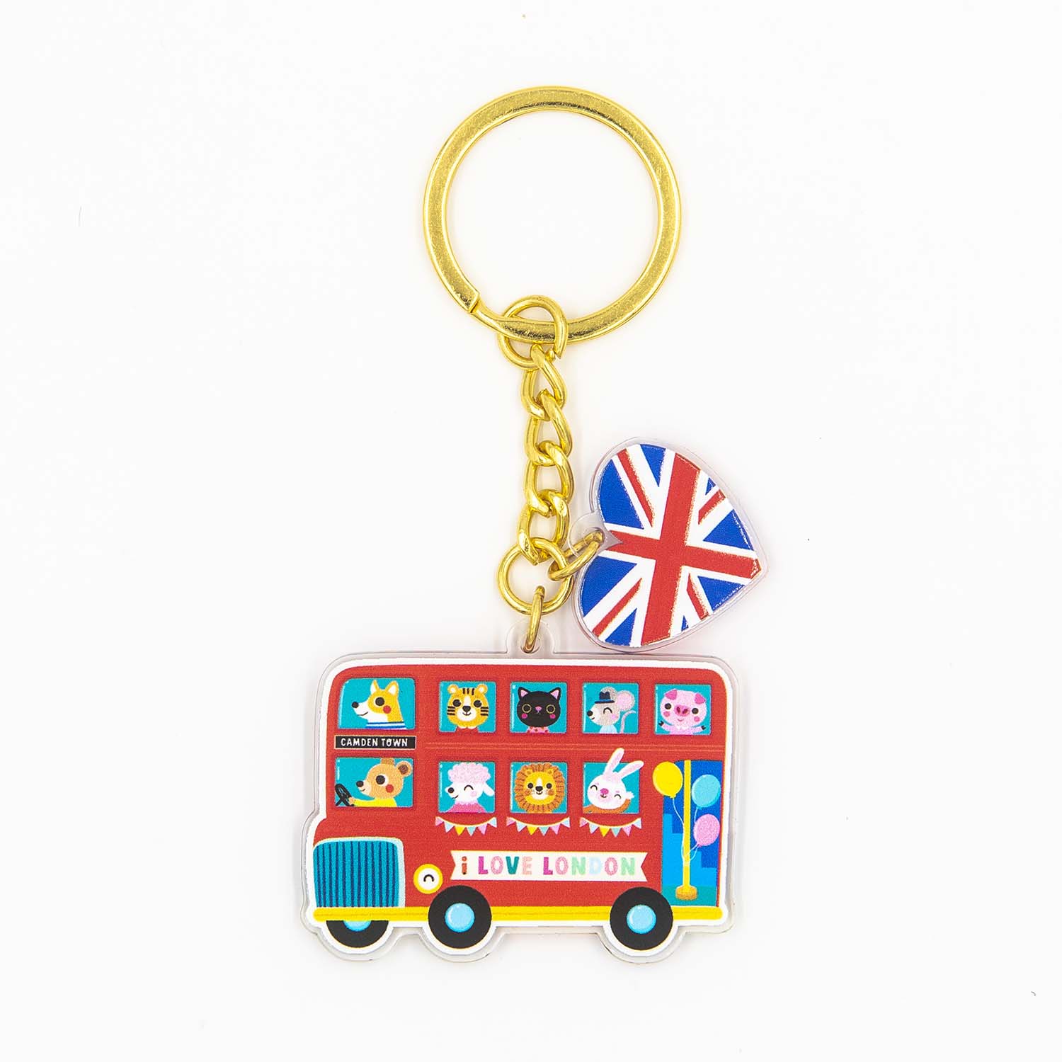 London Bus Keychain