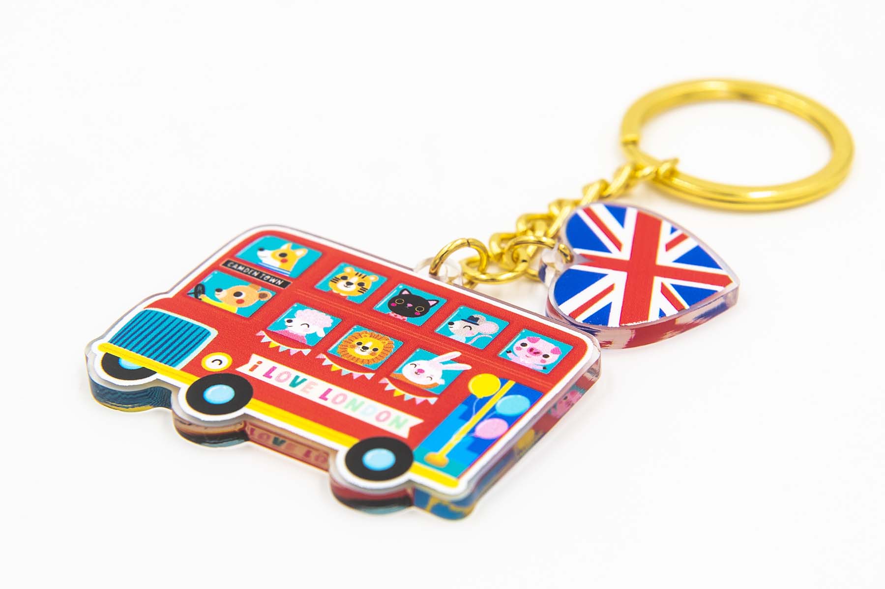 London Bus Keychain