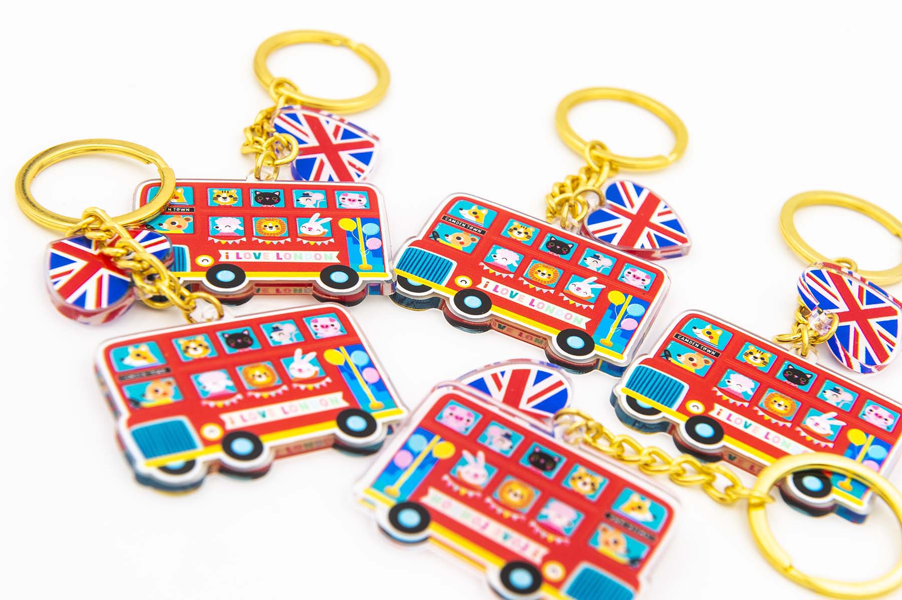 London Bus Keychain