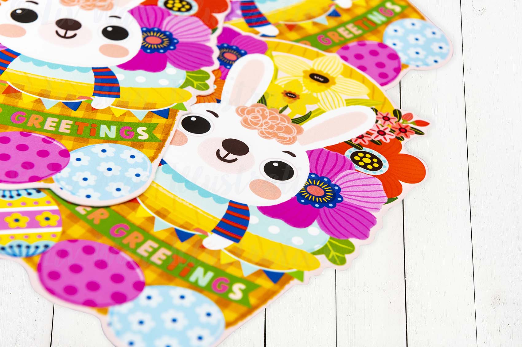 Easter bunny postcard