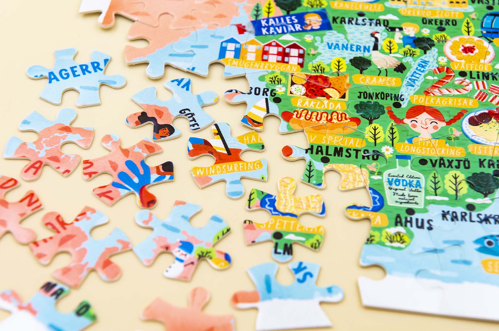 Sweden Map Jigsaw Puzzle
