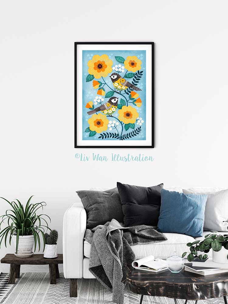 Great Tit Poster