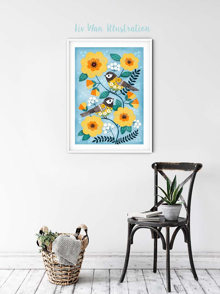 Great Tit Poster