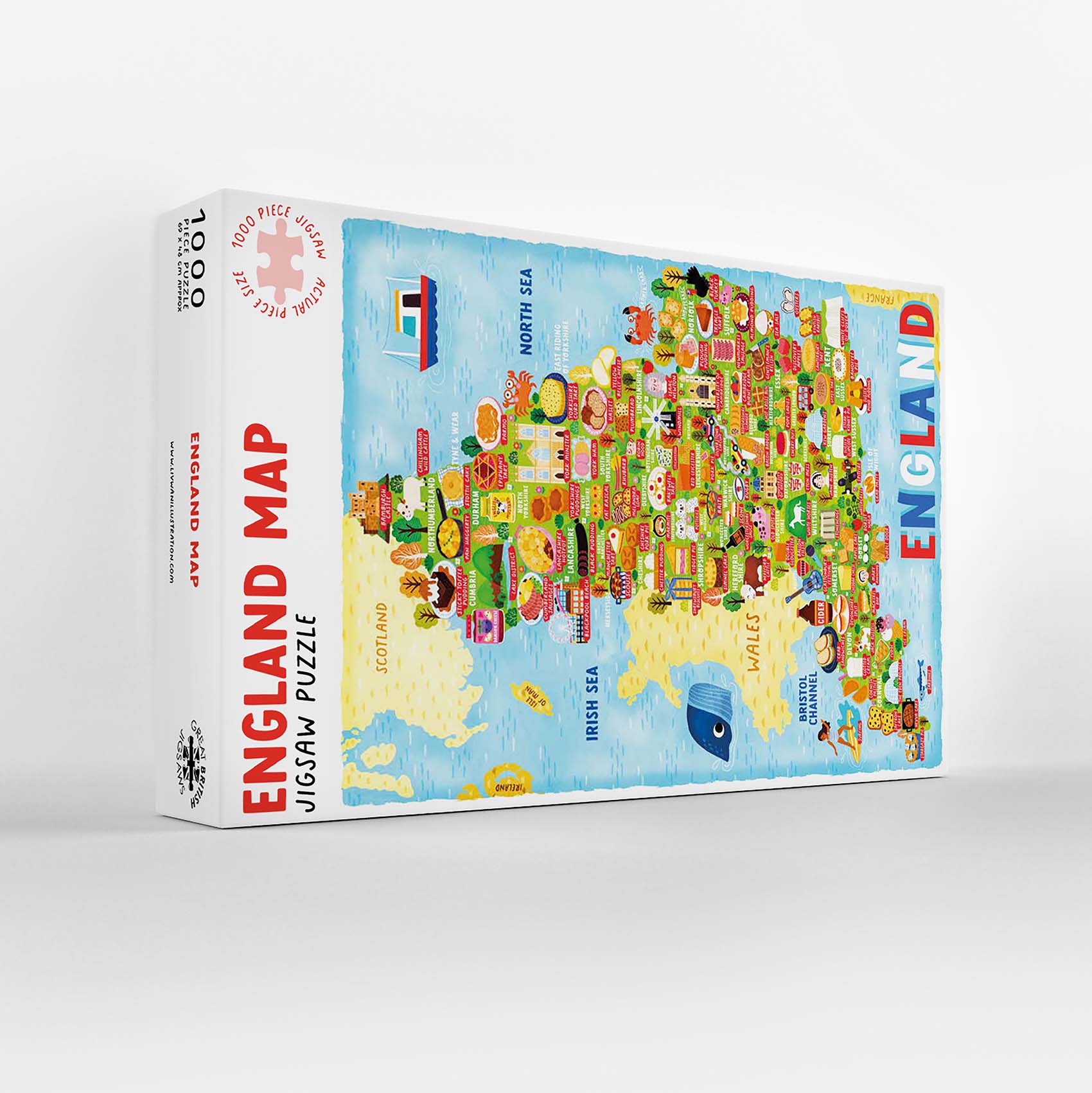 England map jigsaw puzzle